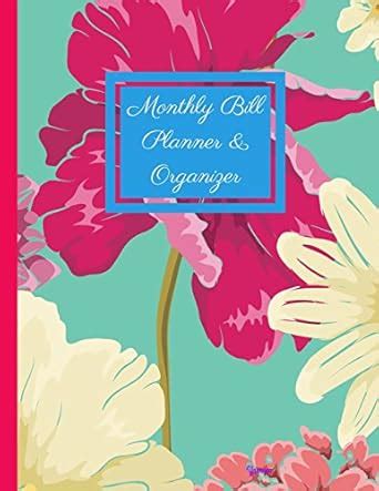 Monthly Bill Planner and Organizer- Yarrow: Budget Planning, Financial ...