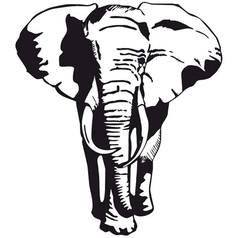 African Elephant Wall sticker | wall-art.com