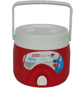 COLEMAN Jug 2 Gallon/7.5 ltr Party Stacker Cooler Red Jug - Buy COLEMAN ...