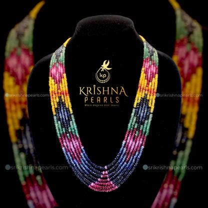 Ruby,Emerald Multi – Sri Krishna Pearls