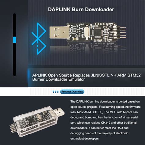 DAPLINK Open Source R/ JLINK/STLINK ARM STM32 Serial | Ubuy India