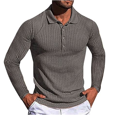 IROINNID Long Sleeve Pullover Shirts for Men Comfy Patchwork Color With ...