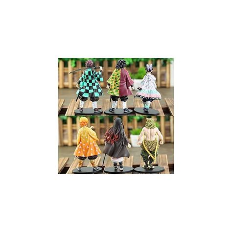 Buy 6 ਡੈਮੋਨ ਸਲੇਅਰ ਫਿਗਰਜ਼ ਦਾ ਟੁਕੜਾ ਸੈੱਟ, 6.3 ਇੰਚ ਡੈਮਨ ਸਲੇਅਰ ਟੌਏ. ਦਾਨਵ ...