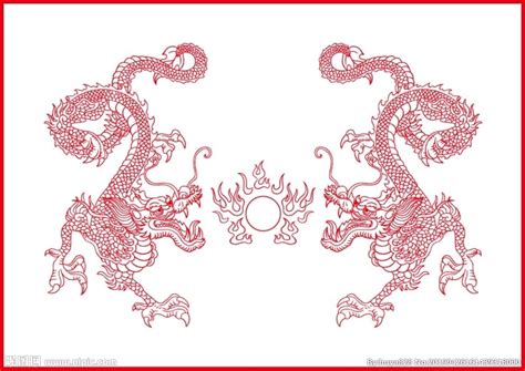 双龙戏珠设计图__传统文化_文化艺术_设计图库_昵图网nipic.com