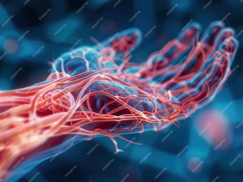 Detailed Anatomy of the Male Wrist Muscles Bones Ligaments Nerves and Blood Vessels | Premium AI ...