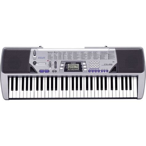Casio CTK-496 Electronic Keyboard with 61 Full-Size Keys and Singalong ...