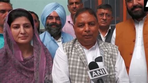 BJP’s Sat Sharma, Jammu & Kashmir CM Omar Abdullah Survey Shelling-Hit ...