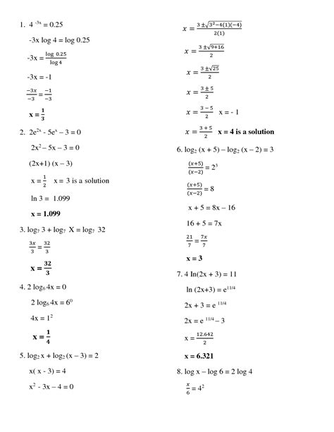 Solving Exponential Equations Using Log 的图像结果