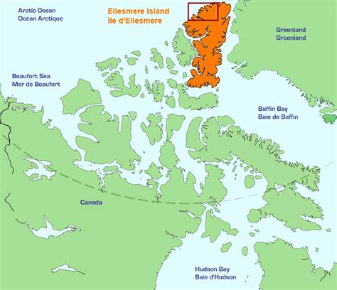 Map Of Canada Ellesmere Island