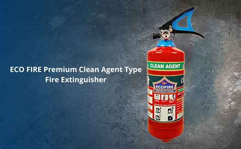 ECO FIRE Premium Clean Agent Type Fire Extinguisher ISI Mark with Wall ...