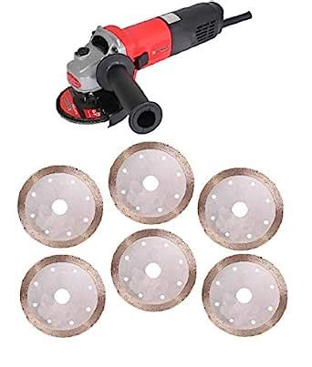 XTRA P0WER XPT401 710W Angle Grinder & DIAMOND SAW BLADES RIM PACK OF ...