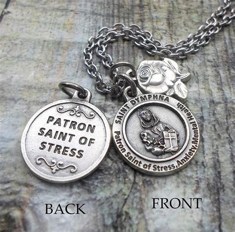 Patron Saint Of Stress, St. Dymphna, Necklace, | Ubuy India