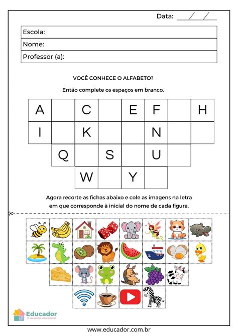 Atividades Aprendendo A Ler - GITEDU