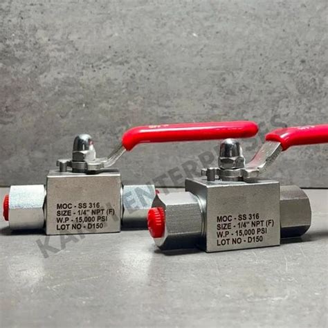 Ball Valves - 6000 Psi Ball Valve Trader - Retailer from Mumbai