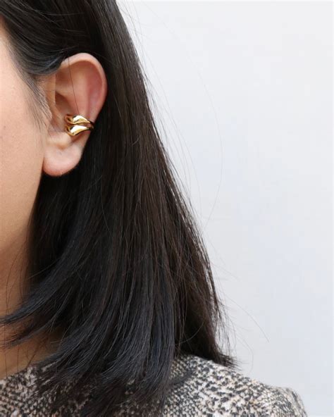Wave Ear Cuff – moon soul