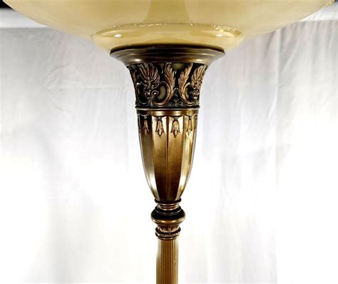 Vintage Torchiere Floor Lamp | Lamp Shade Pro
