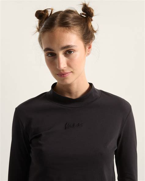 T-shirt Script Mini Mock en Noir| Vans FR