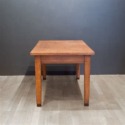 Solid Oak Two Drawer Desk by Standard Furniture Co. c.1940 | S16 Home