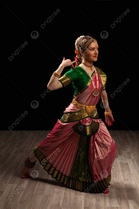 Young Beautiful Woman Dancer Exponent Of Indian Classical Dance ...