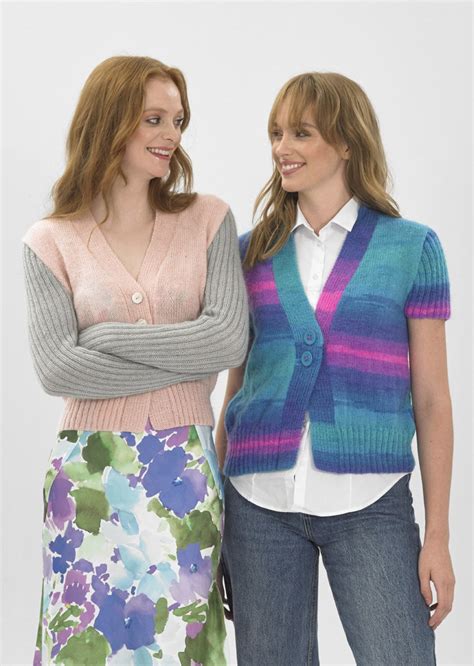 Ladies Long & Short Sleeved Cardigans Knitting Pattern in James C Brett ...