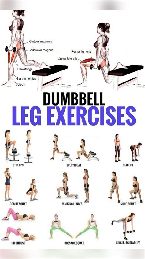 Glutes dumbbell workout – Artofit