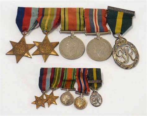 Second World War medal group of five medals comprising pf 1939-45 star ...