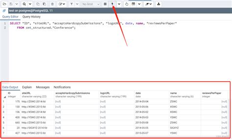 Fetch Data PostgresSQL 的图像结果