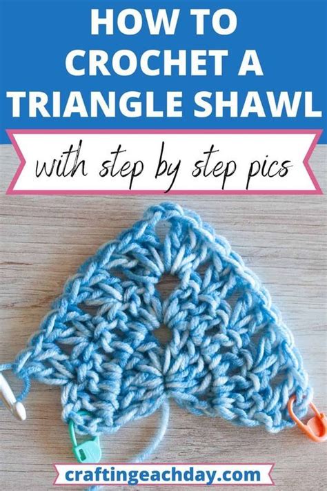 Image result for Crochet Triangle Shawl Free Tutorial