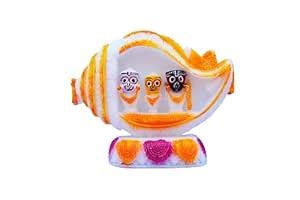 Buy Jagannath Idol for Puja Room, Marble Jagannath Murti in a Shanka ...