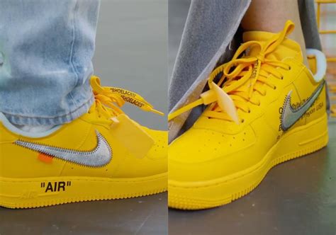 Nike Air Force 1 Low Off-White “ICA University Gold” — A Collector’s G ...