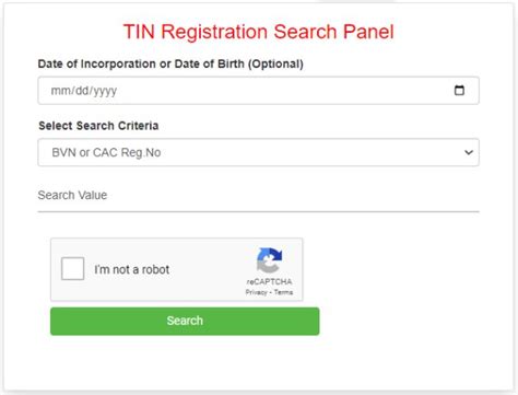 Image result for Tin Number Application