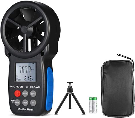 Handheld Anemometer Barometer INFURIDER YF-866BWM India | Ubuy