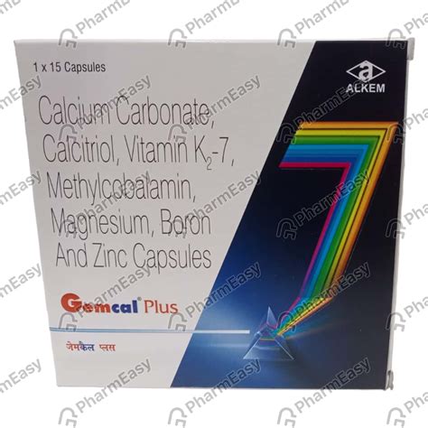 Gemcal Plus Softgel Capsule: Uses, Side-effects, Price, Dosage & More ...