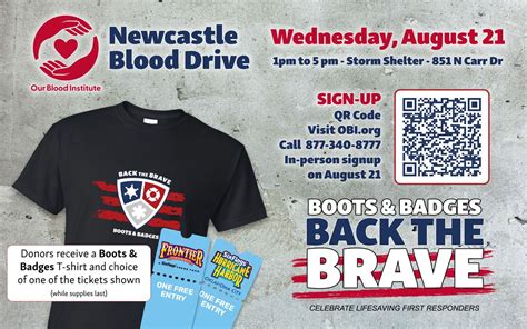 Boots & Badges Blood Drive, 851 N Carr Dr, Newcastle, OK 73065, United ...