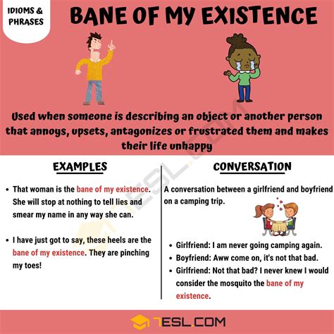 "Bane of My Existence" Meaning, Origin and Examples • 7ESL