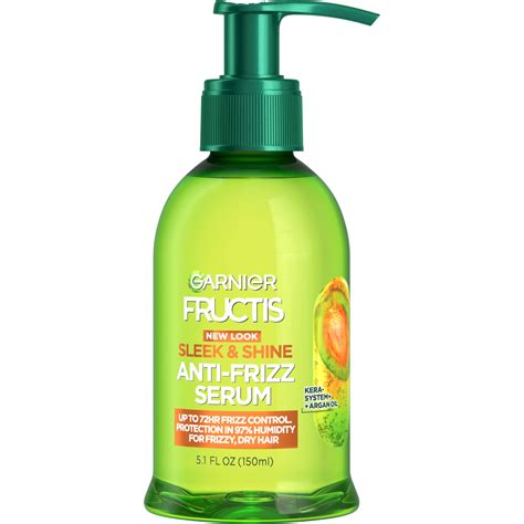 Buy Garnier Fructis Sleek & Shine Anti-Frizz Serum for Frizzy, Dry Hair ...
