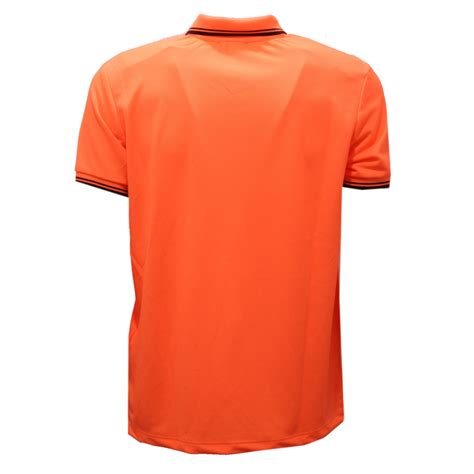 3655AG polo uomo PEUTEREY fluorescent orange polo t-shirt man