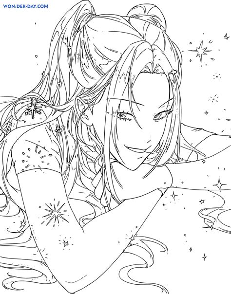 Dibujos de Cazadores de Demonios del Kpop para colorear