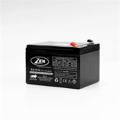 SMF UPS Batteries - ZEN SLA 12-12 (12 Volts 12Ah) SMF Battery ...