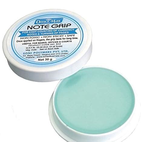Soni Officemate Fingertip Moisteners, Positive Grip for Counting ...