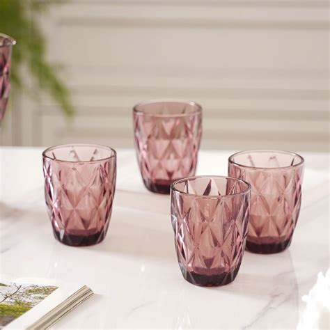 Mauve Orchid Juice Glass Set of 4