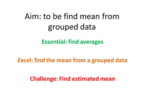 Image result for Cell Mean Example On Table