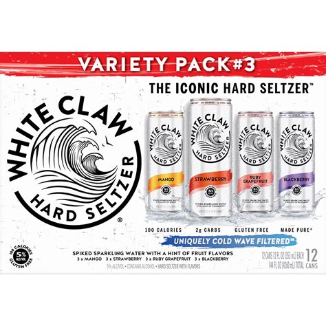White Claw Hard Seltzer Unveils New Variety Pack 2021-04-29, 53% OFF