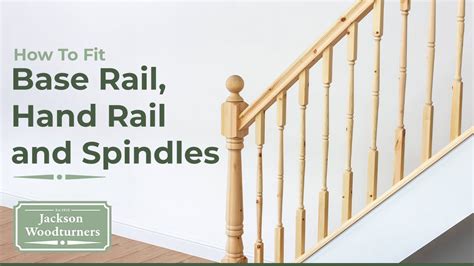 How To Fit A Base Rail, Hand Rail and Spindles | Full Step-by-Step ...