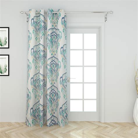 Buy Lavish Ikat Printed Door Curtain - 135 x 225 cm from Home Centre at ...