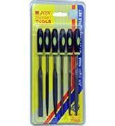 Jon Bhandari ToolsJON BHANDARI 10pc Needle File Set with Handle for ...