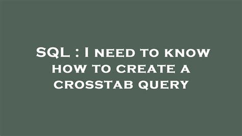 Image result for SQL Transform
