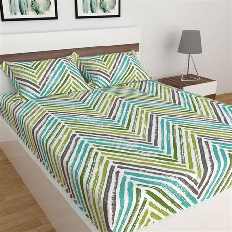 Buy Juniper Multicolour Printed Double Bedsheet Set – 3Pcs from Home ...