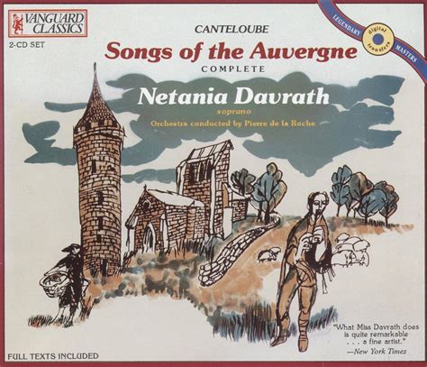 Canteloube;Auvergne Songs: Netania Davrath: Amazon.in: Music}