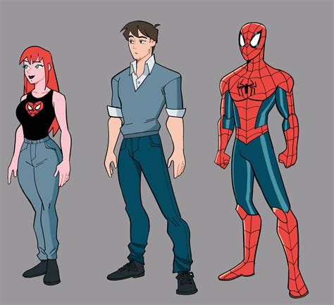 Spider Man Peter Parker And Mary Jane